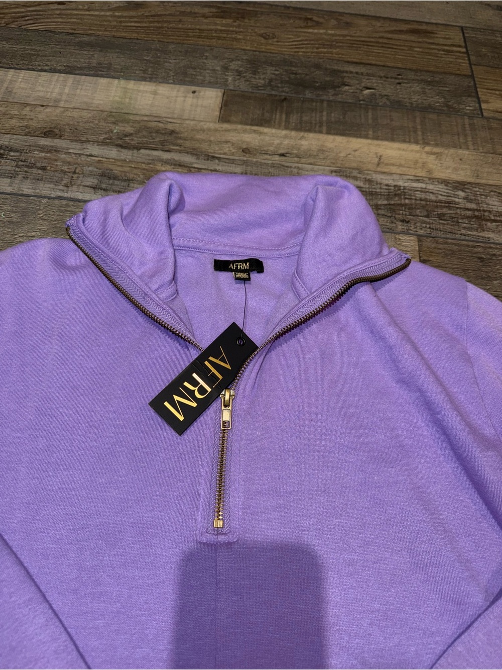 AFRM NWT Size XS 1/2 Zip - Picture 2 of 5